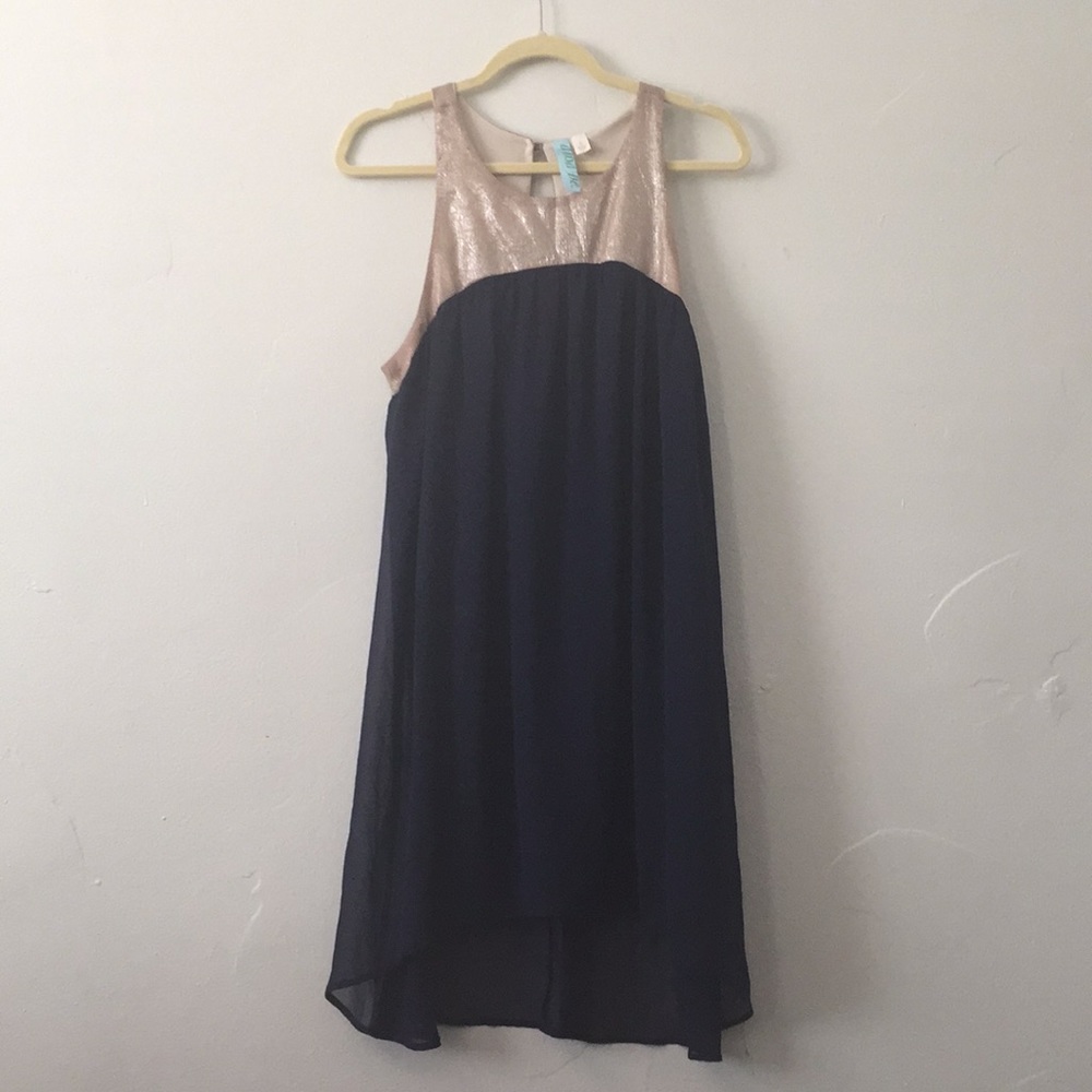 ‼️BUNDLE ME‼️ Flowy Navy Dress